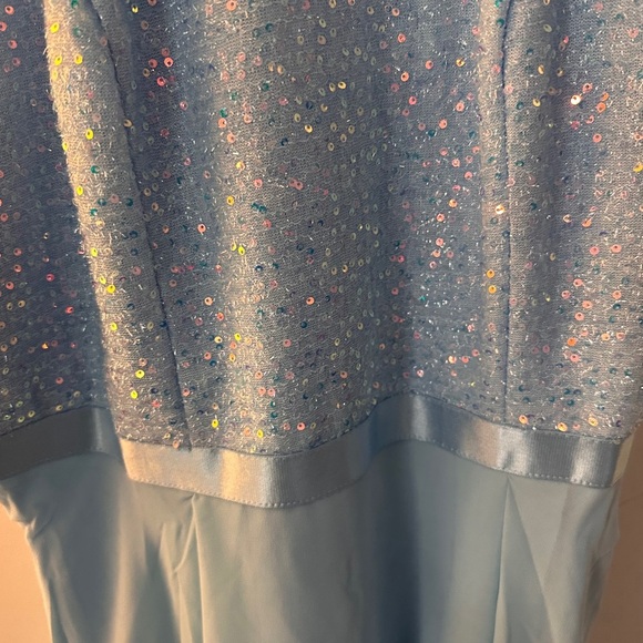 Dressystar Sparkling Blue Sleeveless high low Dress - Picture 7 of 10